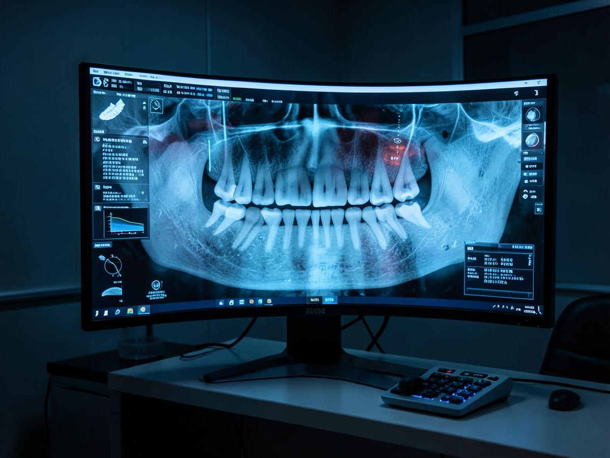 Radiografía panorámica dental digital